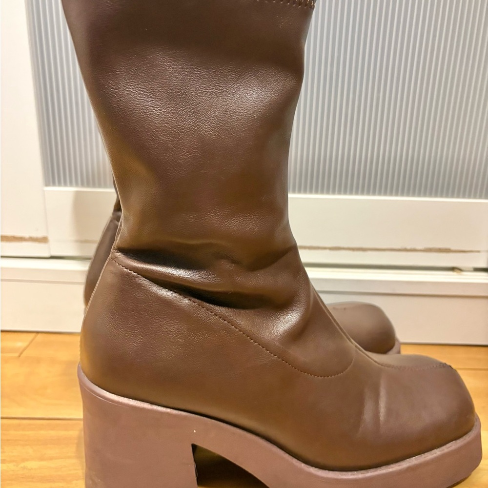 Steve Madden Chocolate Ankle Boots